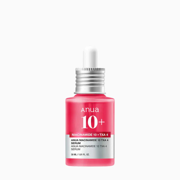 Anua Niacinamide 10% TXA 4% Serum 30ml + Heartleaf Quercetinol Cleansing Foam 150ml