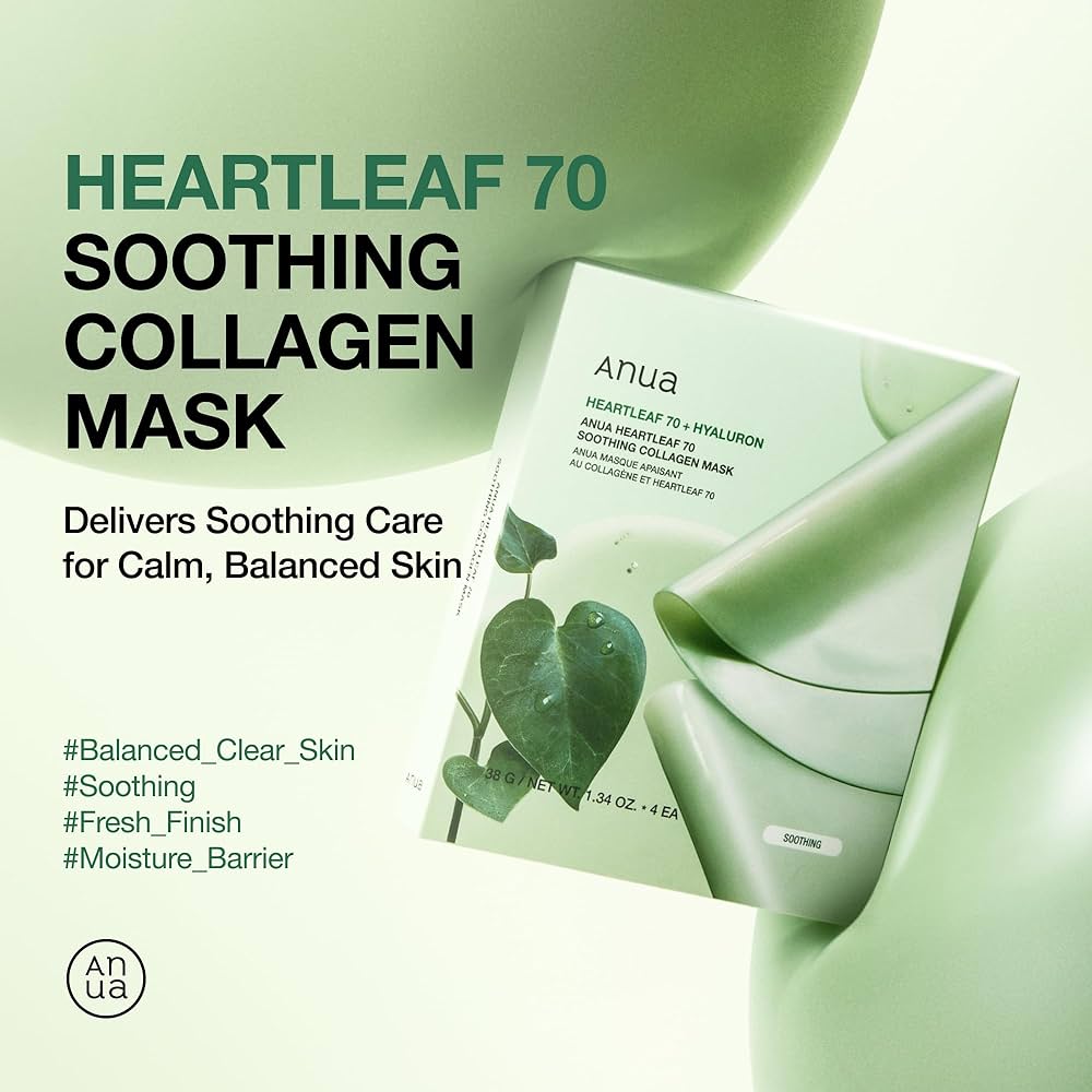 Anua Heartleaf 70 Soothing Collagen Mask by Anua – Sheet Mask