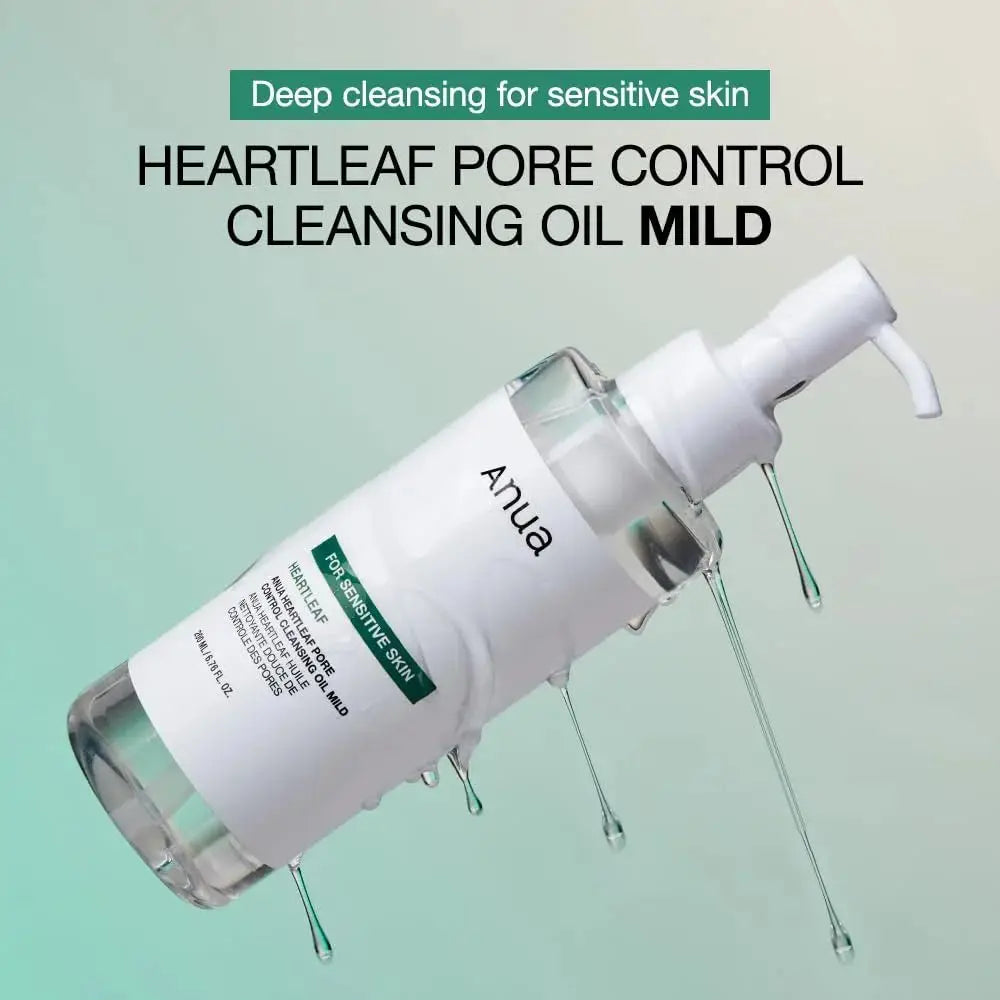 Anua Heartleaf Pore Control Cleansing Oil Mild 200ml by Anua – Makeup Remover