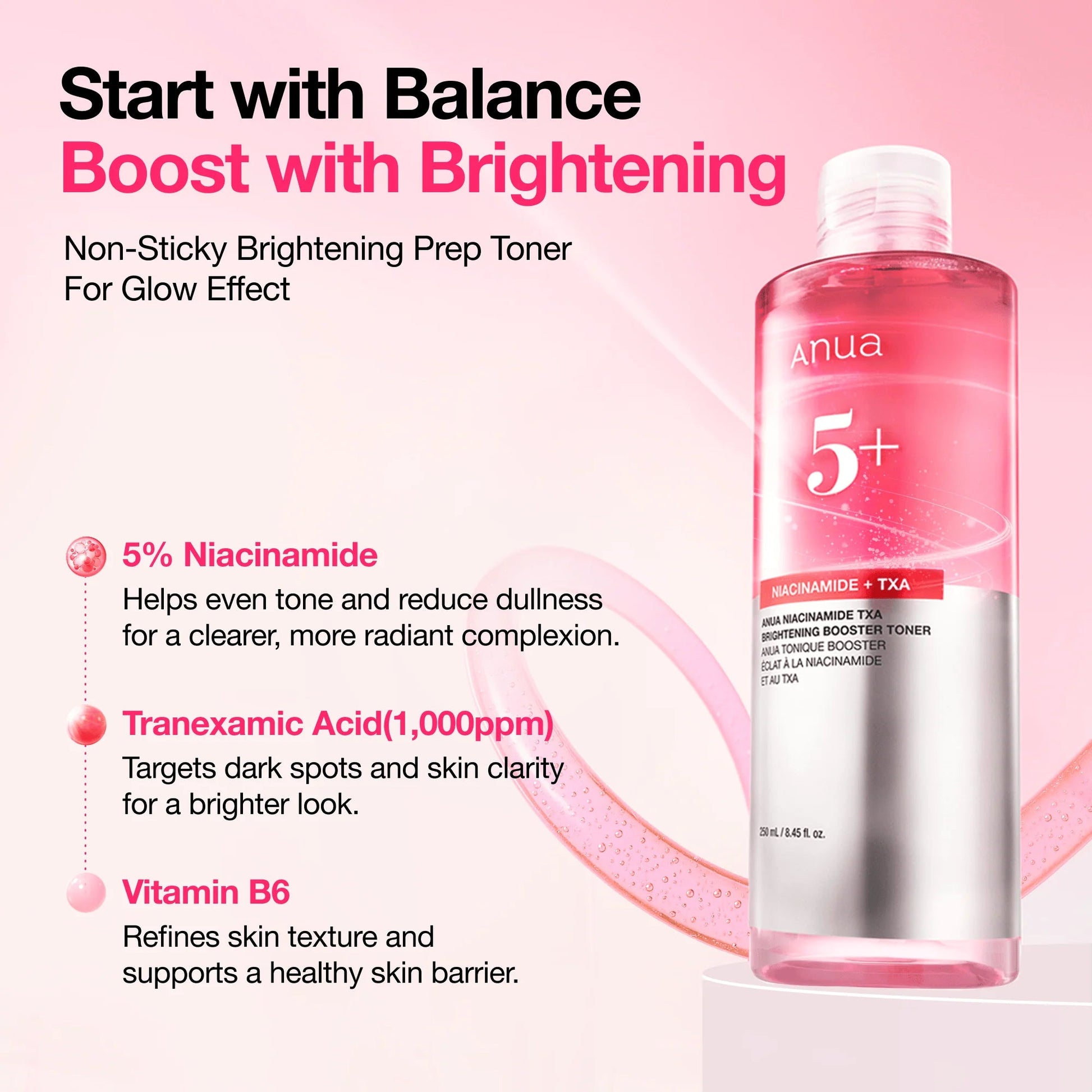 Anua Niacinamide TXA Brightening Booster Toner 250ml by Anua – Toner & Essence