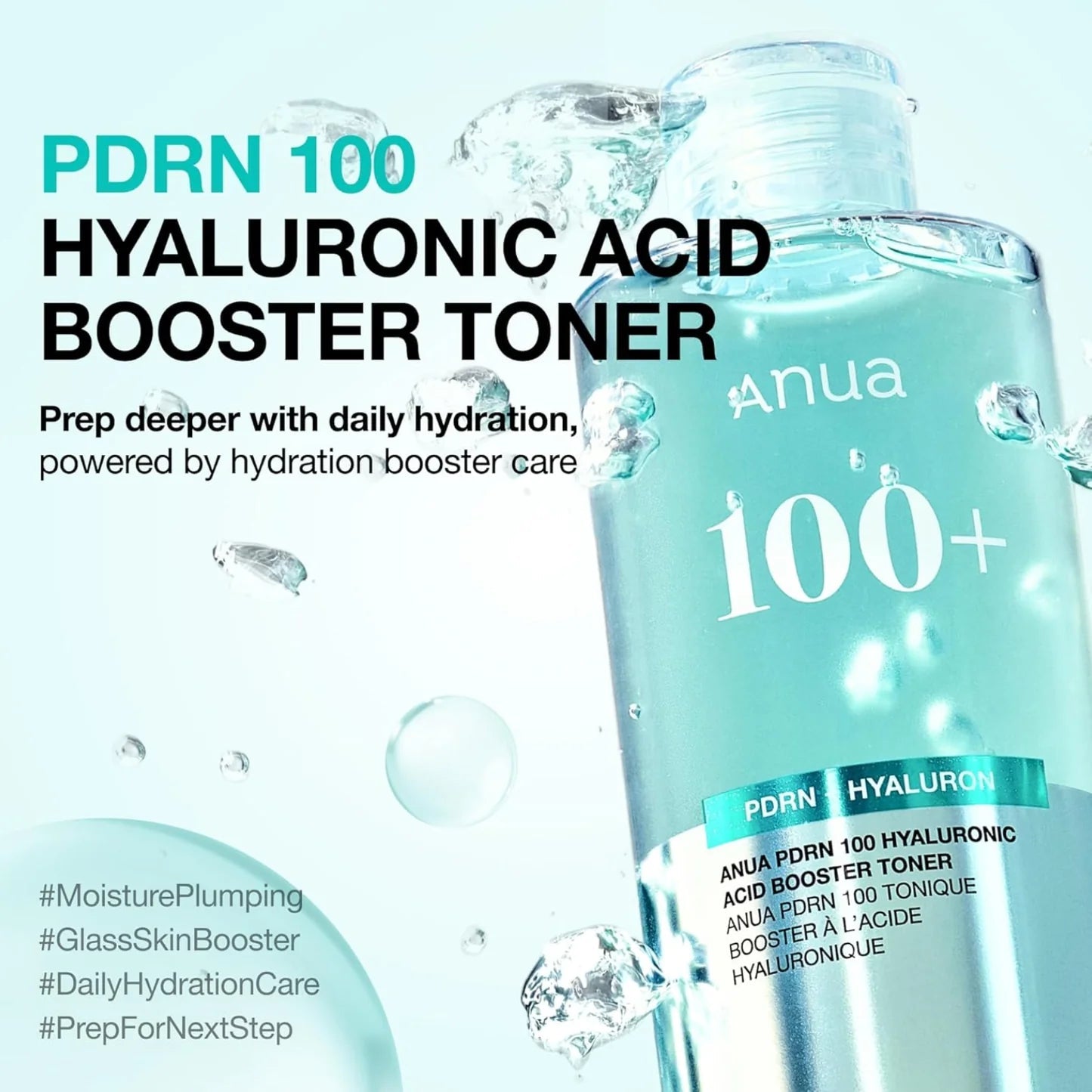 Anua PDRN 100 Hyaluronic Acid Booster Toner 250ml by Anua – Toner & Essence