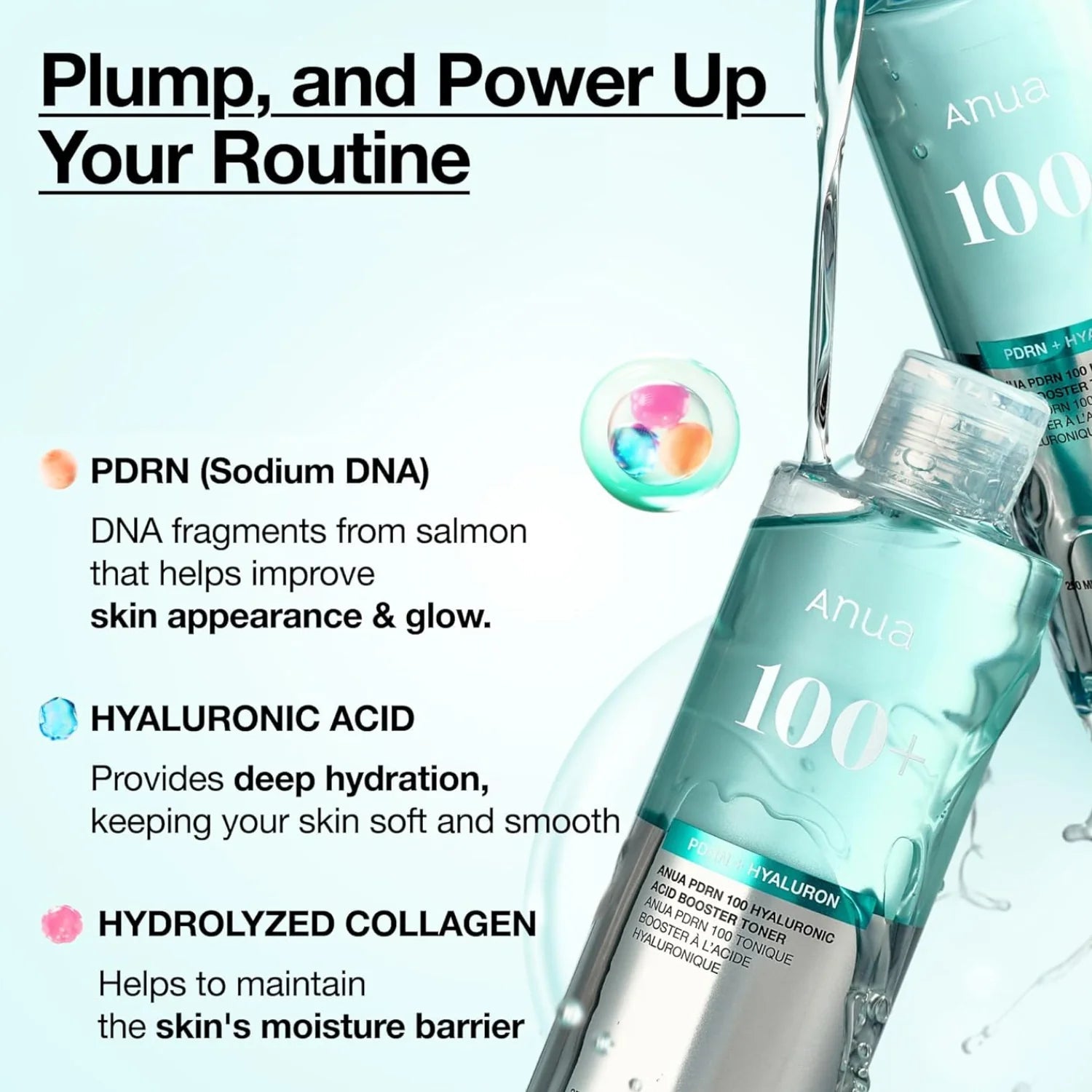 Anua PDRN 100 Hyaluronic Acid Booster Toner 250ml by Anua – Toner & Essence