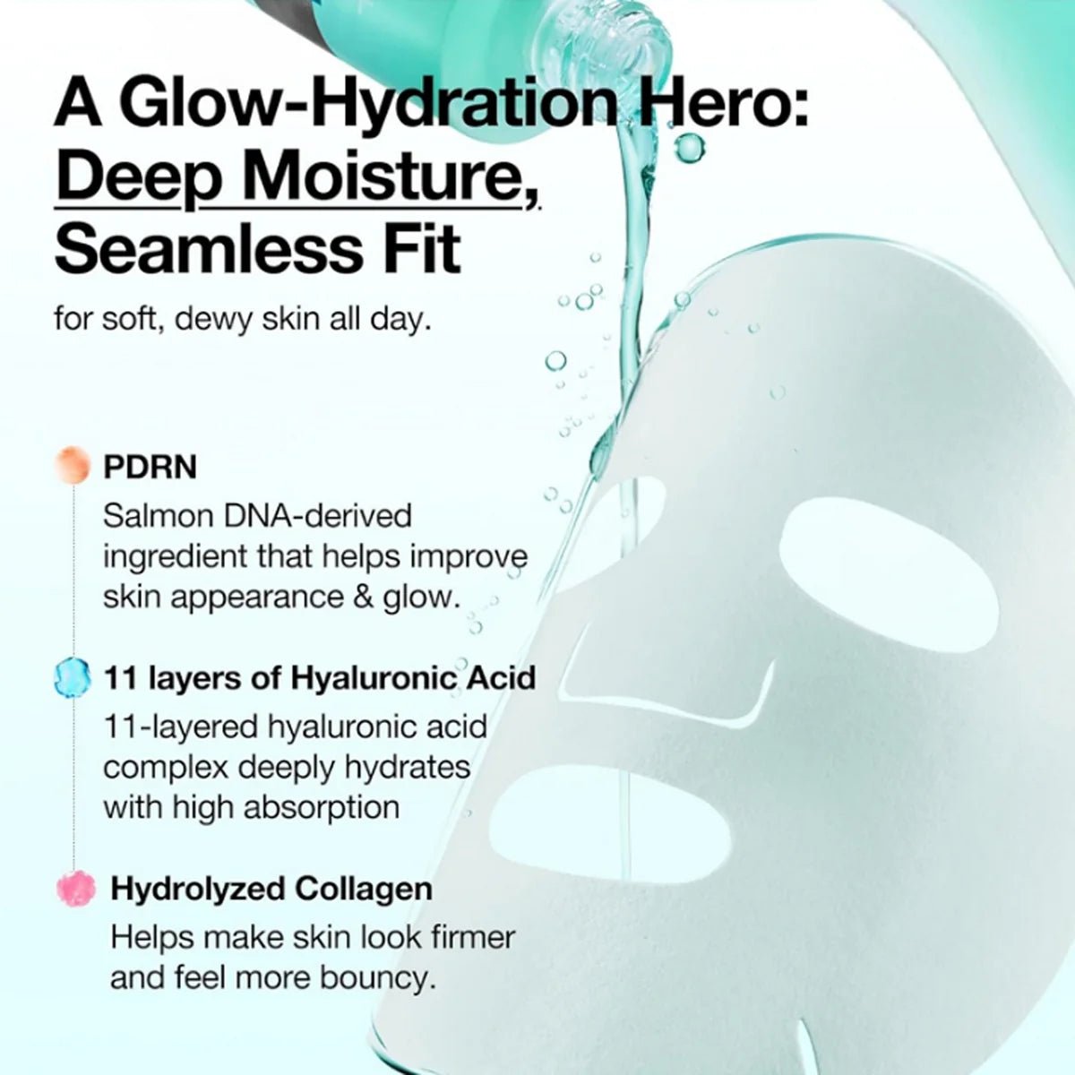 ANUA PDRN Hyaluron 100 Serum Mask 1pc by Anua – Sheet Mask