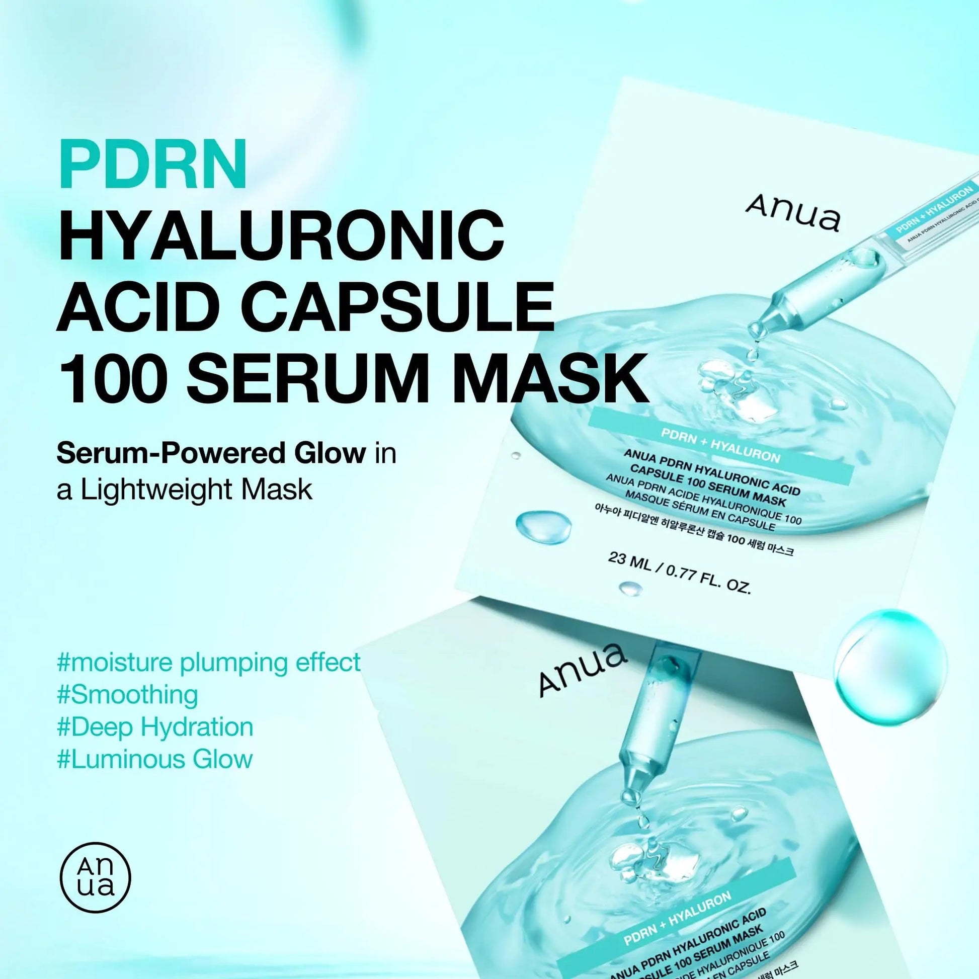 Anua PDRN Hyaluronic Acid Capsule 100 Serum Mask 10pcs by Anua –