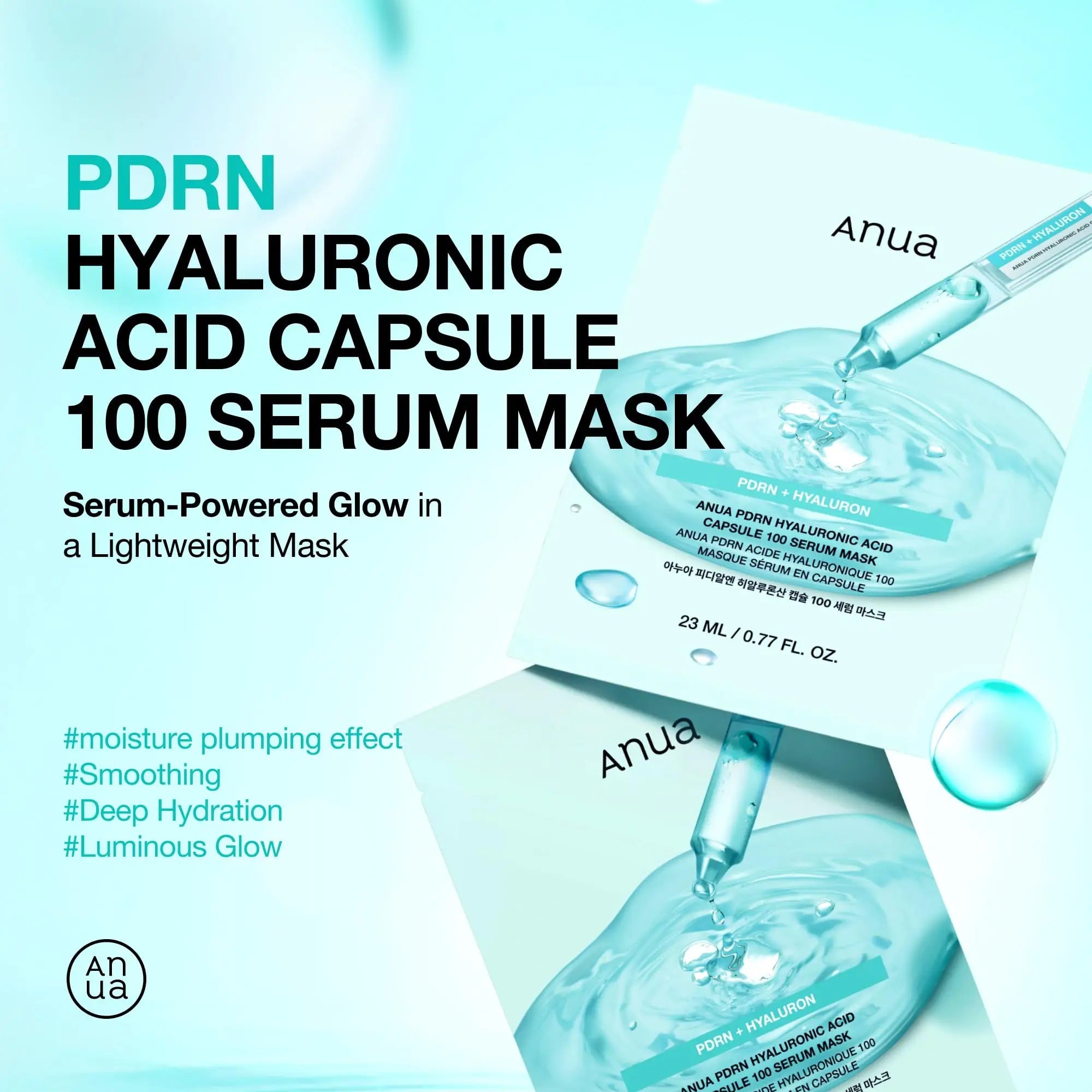 Anua PDRN Hyaluronic Acid Capsule 100 Serum Mask 10pcs by Anua –
