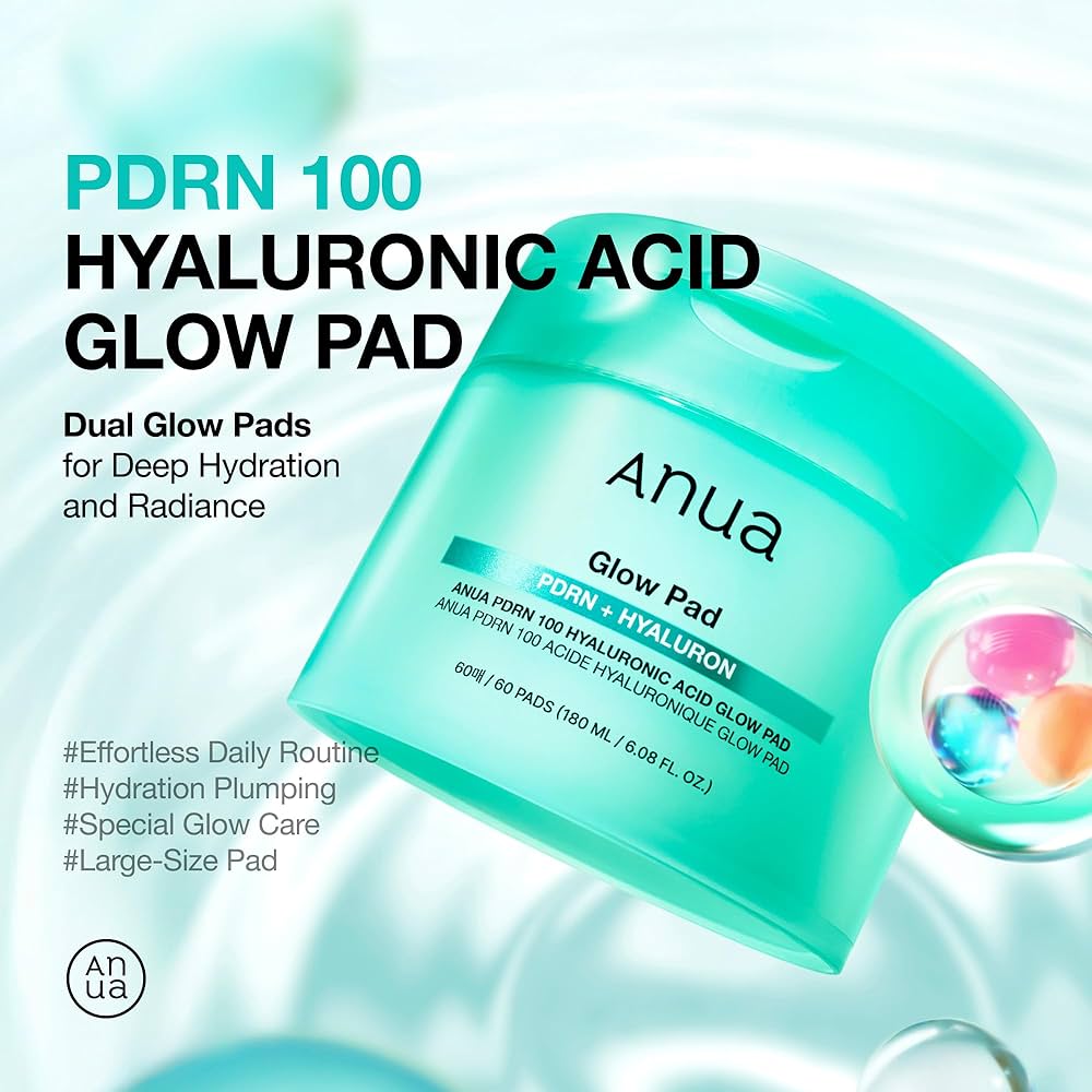 Anua PDRN Hyaluronic Glow Pad 60 pads by Anua – Toner Pads