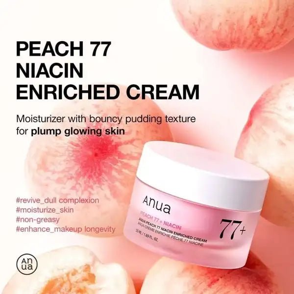 Anua Peach 77 Niacin Enriched Cream 50ml by Anua – Lotion & Cream