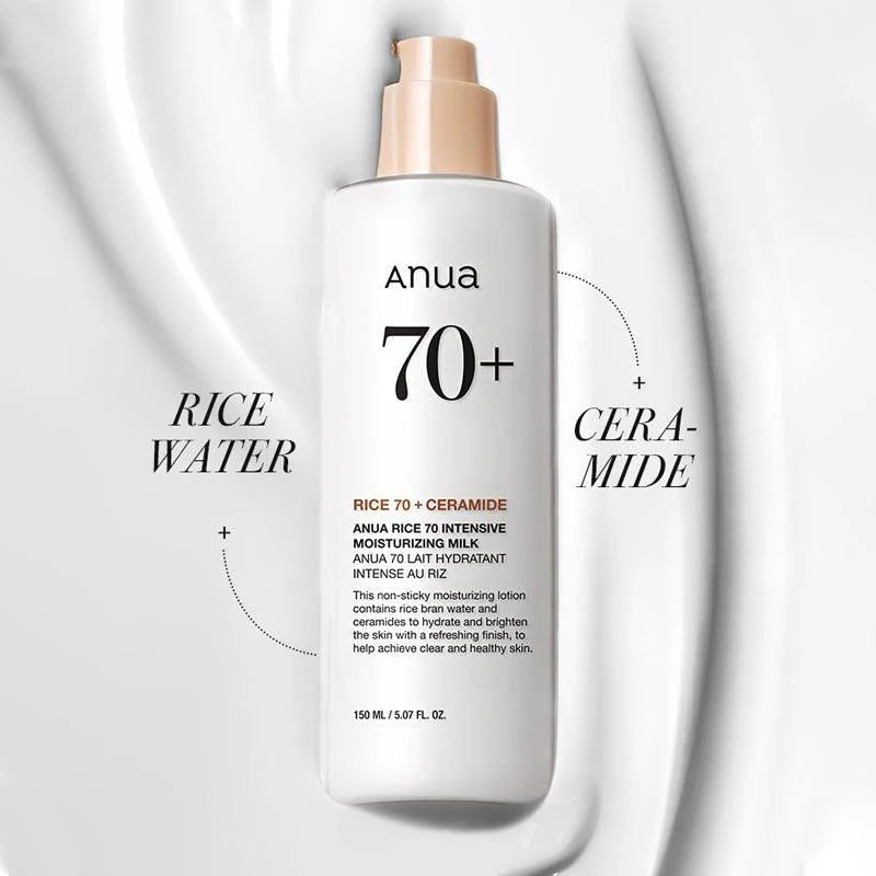 Anua Rice 70 Intensive Moisturizing Milk 150ml by Anua – Lotion & Cream