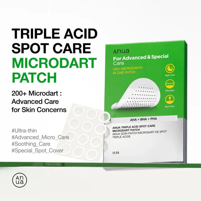 Anua Triple Acid Spot Care Microdart Patch 12pcs by Anua – Pimple Patch
