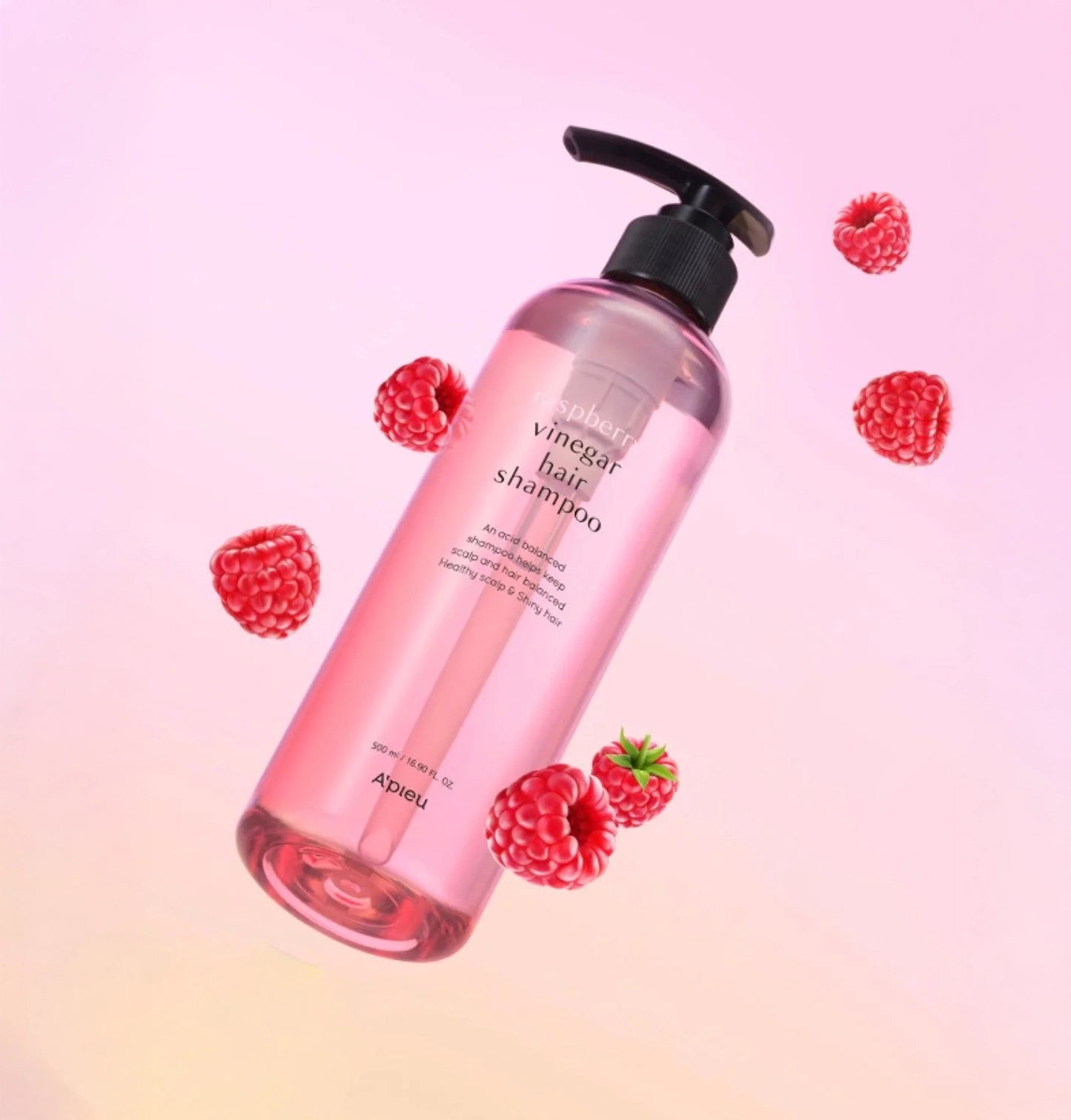 APIEU Raspberry Vinegar Hair Shampoo 500ml by Apieu – Shampoo