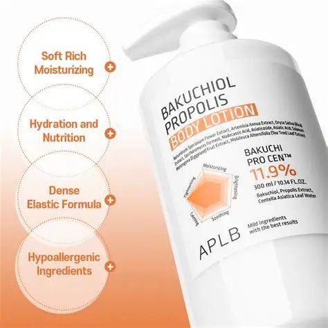 APLB Bakuchiol Propolis Body Lotion 300ml by APLB – Body Lotion