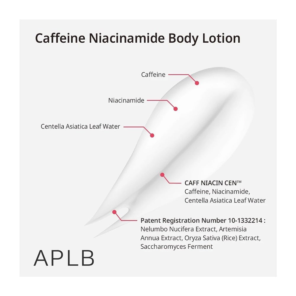 APLB Caffeine Niacinamide Body Lotion 300ml by APLB – Body Lotion