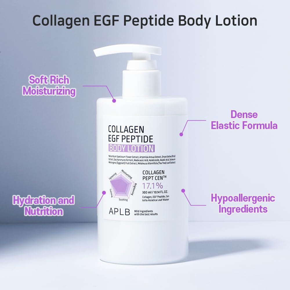APLB Collagen EGF Peptide Body Lotion 300ml by APLB – Body Lotion
