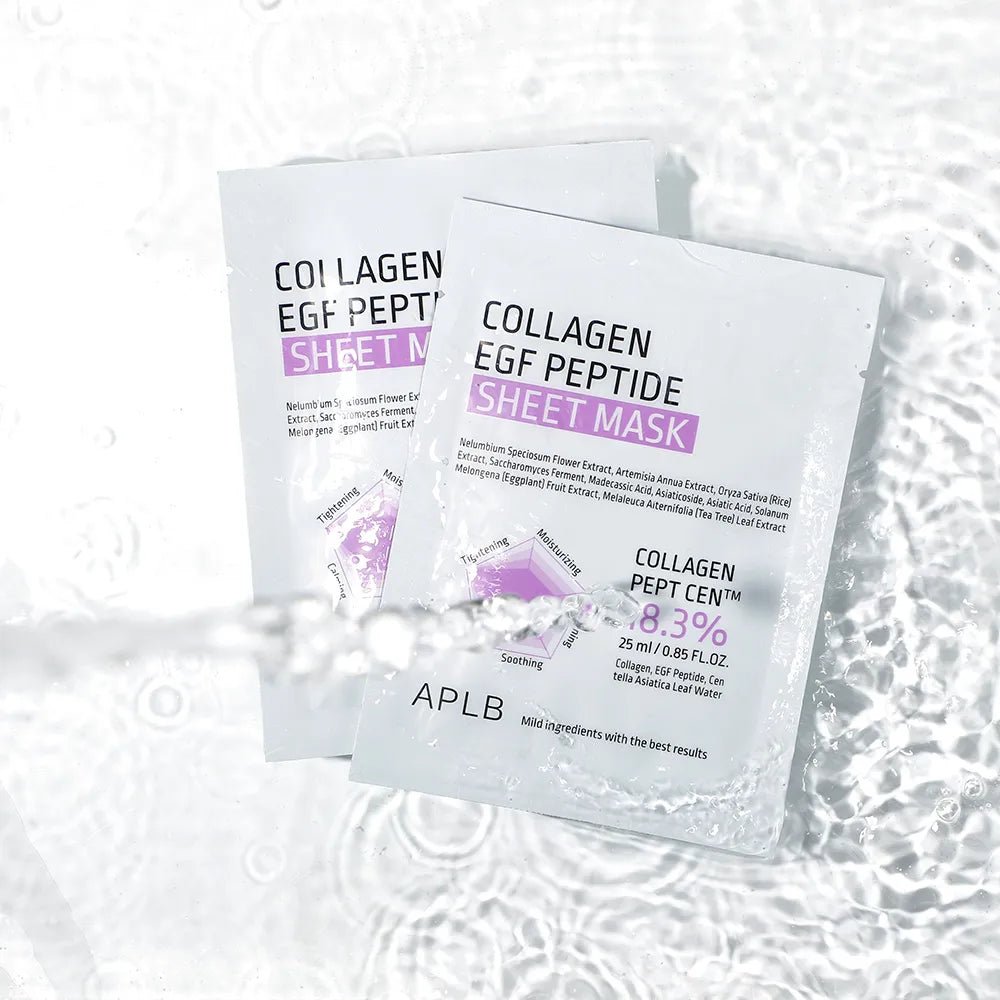 APLB Collagen EGF Peptide Sheet Mask Set 10 Sheets by APLB – Sheet Mask