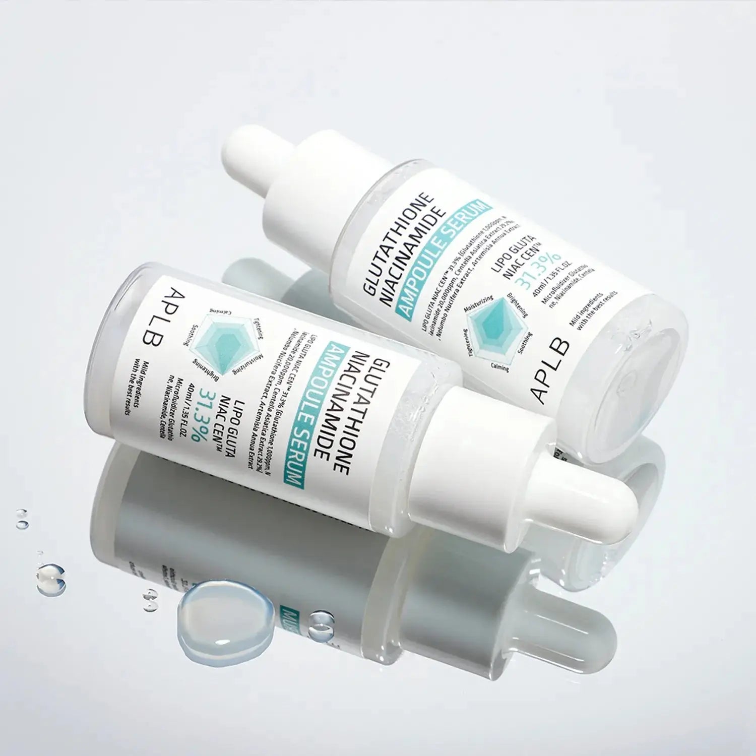 APLB Glutathione Niacinamide Ampoule Serum 40ml by APLB – Serum & Ampoule