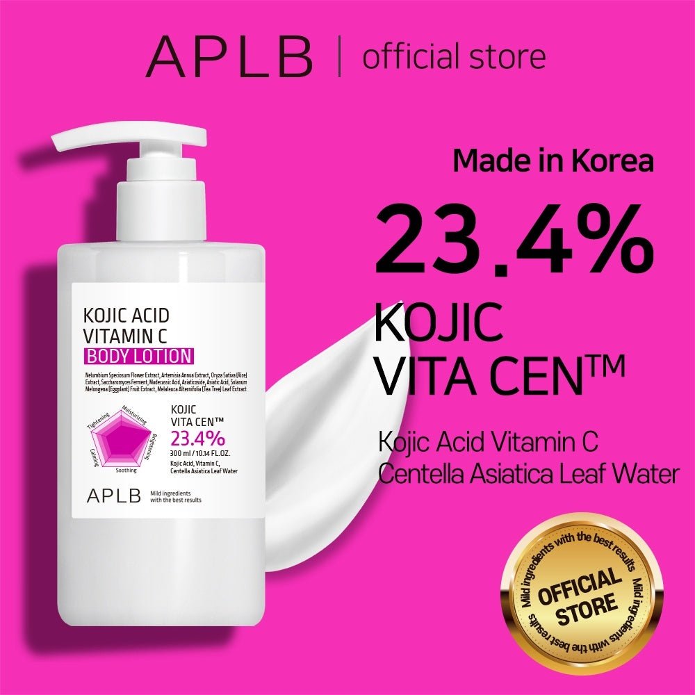 APLB Kojic Acid Vitamin C Body Lotion 300ml by APLB – Body Lotion