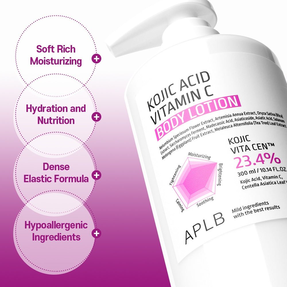 APLB Kojic Acid Vitamin C Body Lotion 300ml by APLB – Body Lotion