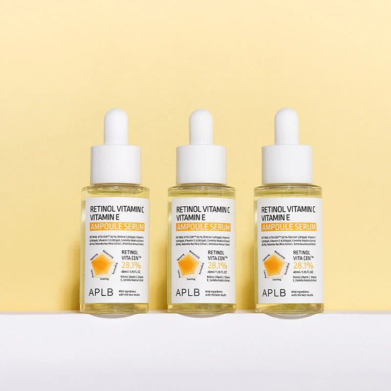 APLB Retinol Vitamin C Vitamin E Ampoule Serum 40ml by APLB – Serum & Ampoule