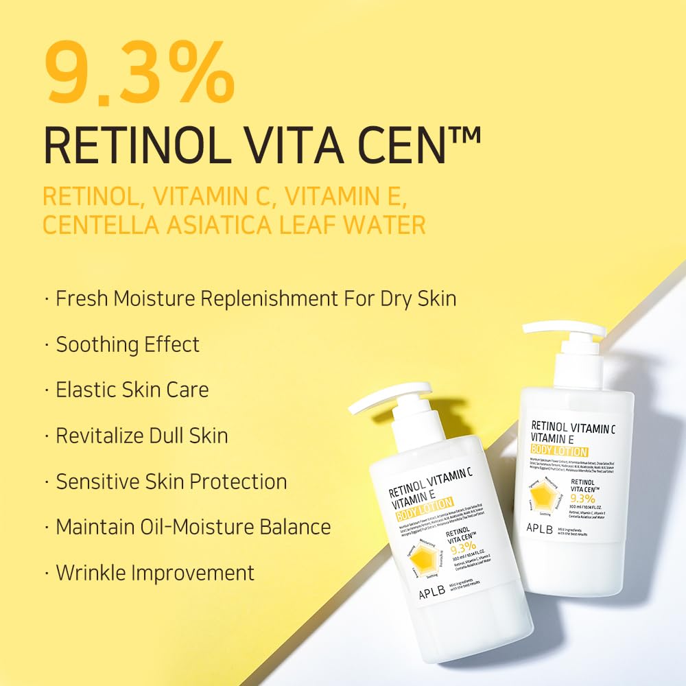 APLB Retinol Vitamin C Vitamin E Body Lotion 300ml by APLB – Body Lotion