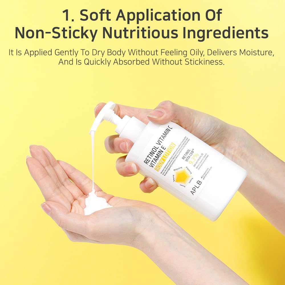 APLB Retinol Vitamin C Vitamin E Body Lotion 300ml by APLB – Body Lotion