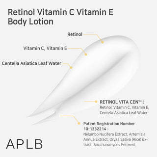 APLB Retinol Vitamin C Vitamin E Body Lotion 300ml by APLB – Body Lotion photo