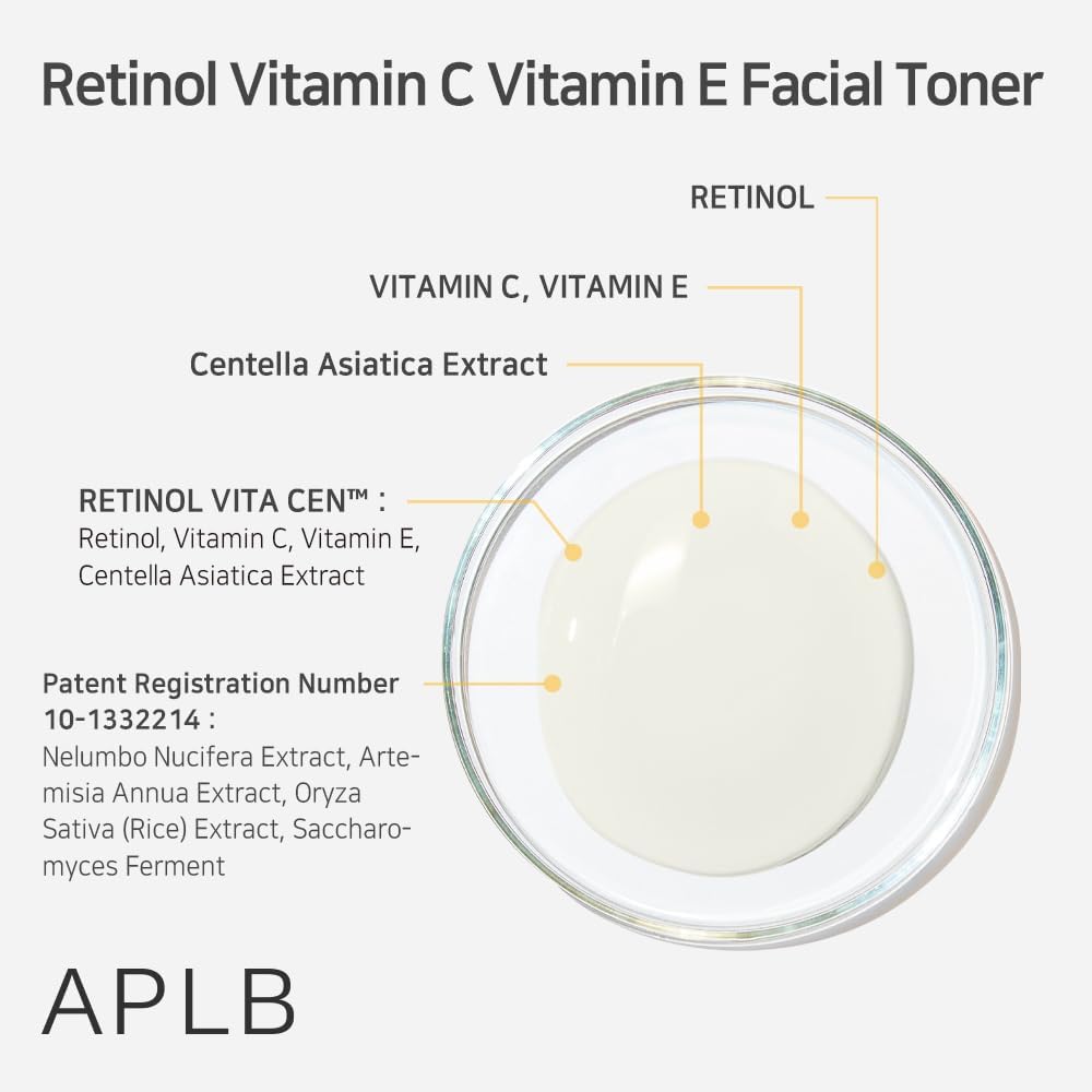 APLB Retinol Vitamin C Vitamin E Facial Toner 160ml by APLB – Toner & Essence