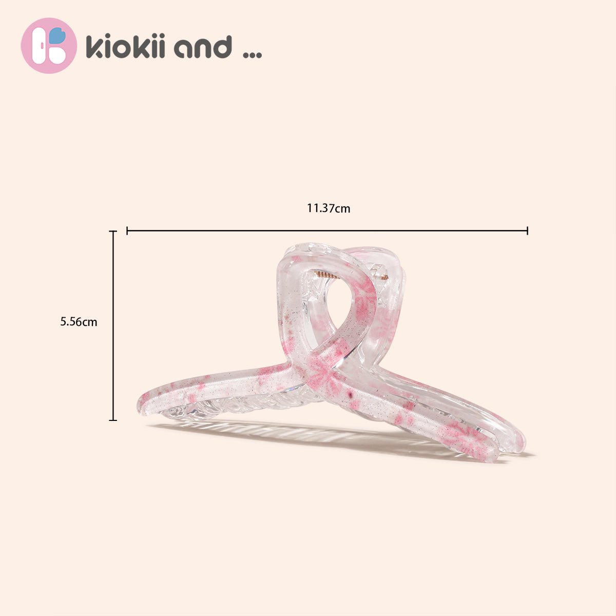 Arch 14 Marbled Flora Claw Clip 1pc by Arch14 – Hair Accessories