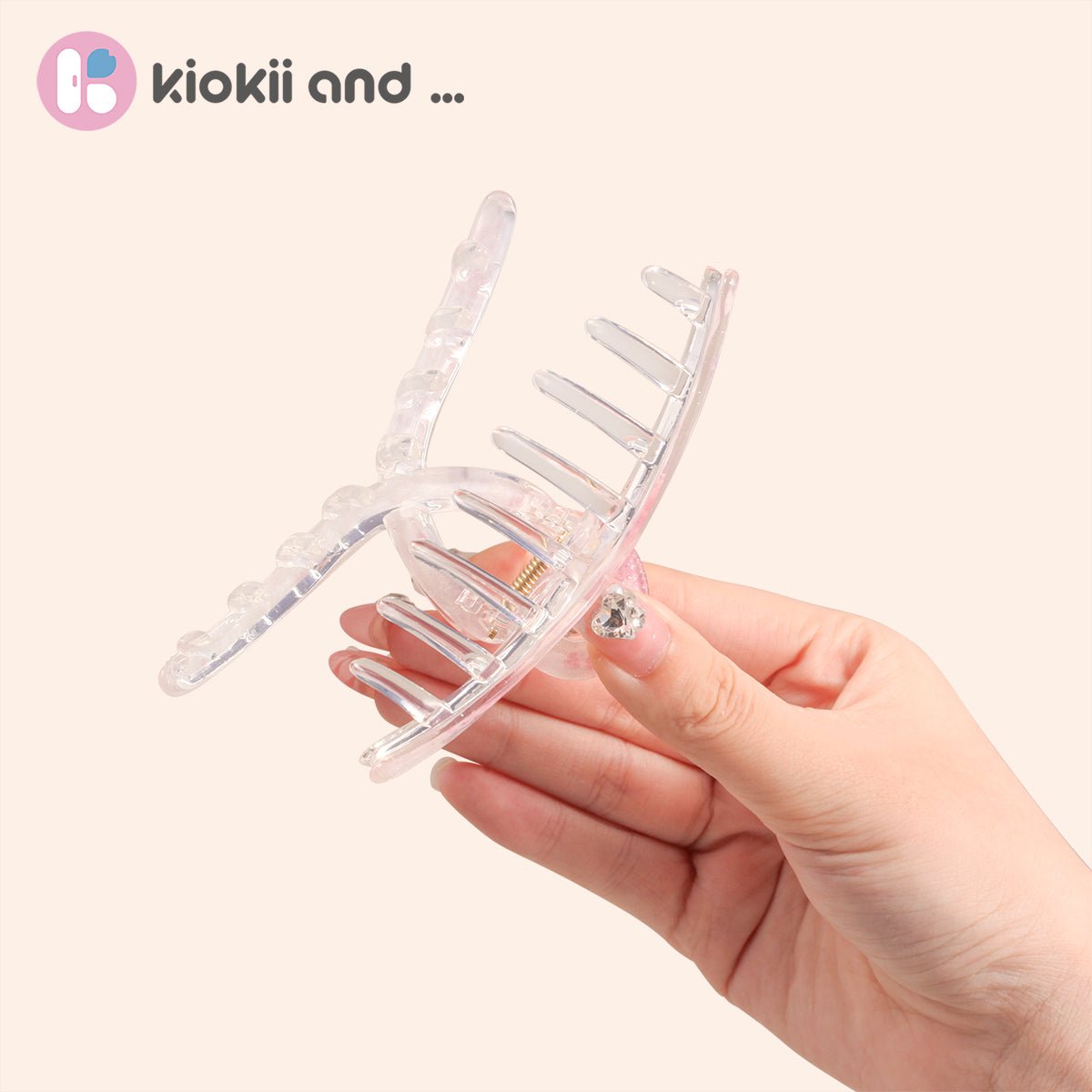 Arch 14 Marbled Flora Claw Clip 1pc by Arch14 – Hair Accessories