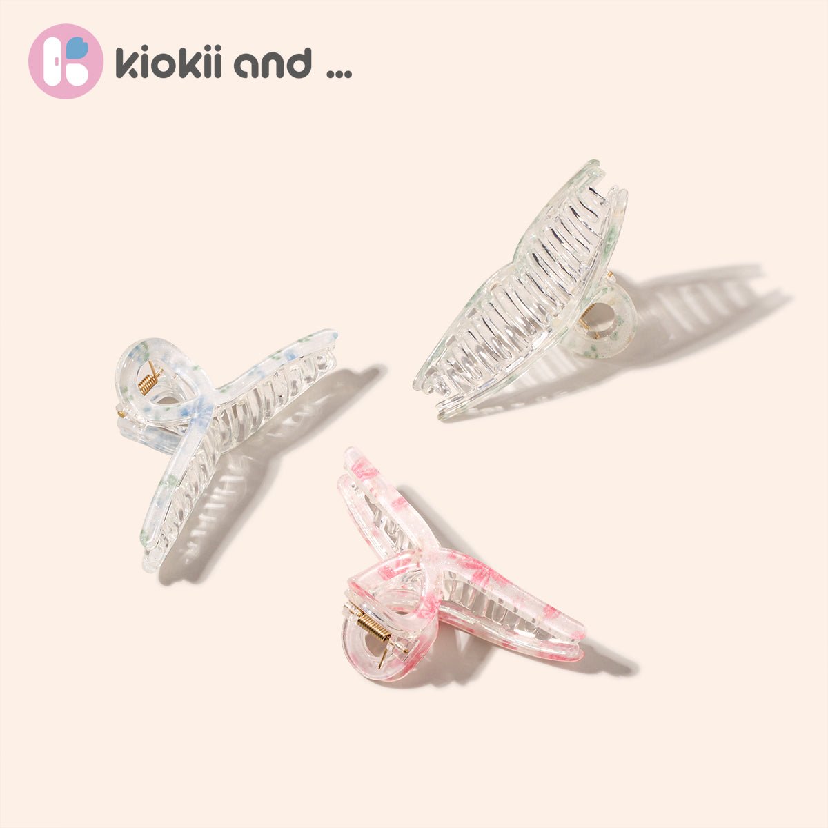 Arch 14 Marbled Flora Claw Clip 1pc by Arch14 – Hair Accessories