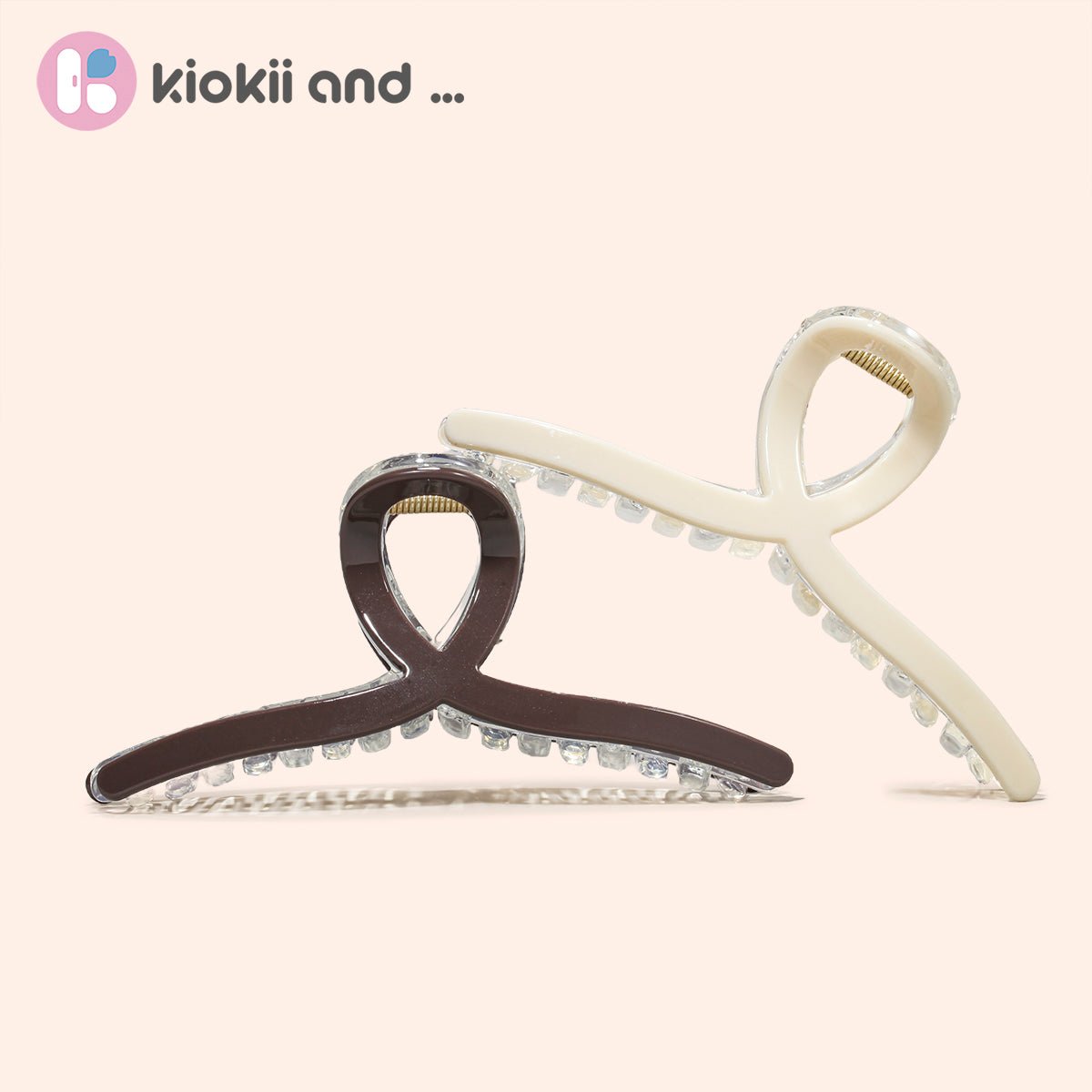 Arch14 Crystal Loop Hair Claw Acrylic Claw Clip 1pc by Arch14 – Hair Accessories