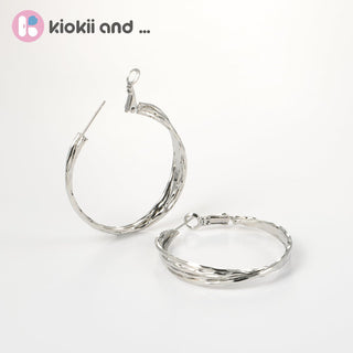 Arch14 Effortless Charm Sculpted 18K Gold - Plated Hoop Earrings by Arch14 – Earrings photo