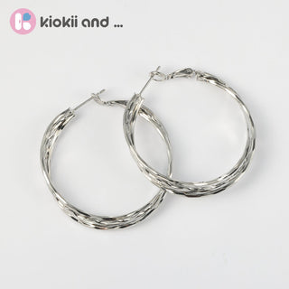 Arch14 Effortless Charm Sculpted 18K Gold - Plated Hoop Earrings by Arch14 – Earrings photo