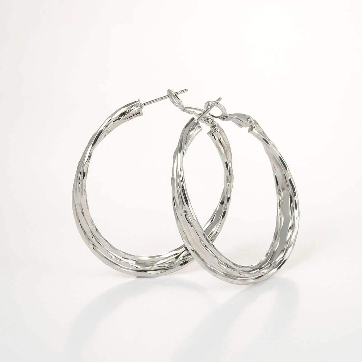 Arch14 Effortless Charm Sculpted 18K Gold - Plated Hoop Earrings by Arch14 – Earrings