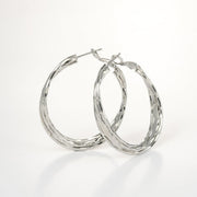 Arch14 Effortless Charm Sculpted 18K Gold - Plated Hoop Earrings by Arch14 – Earrings
