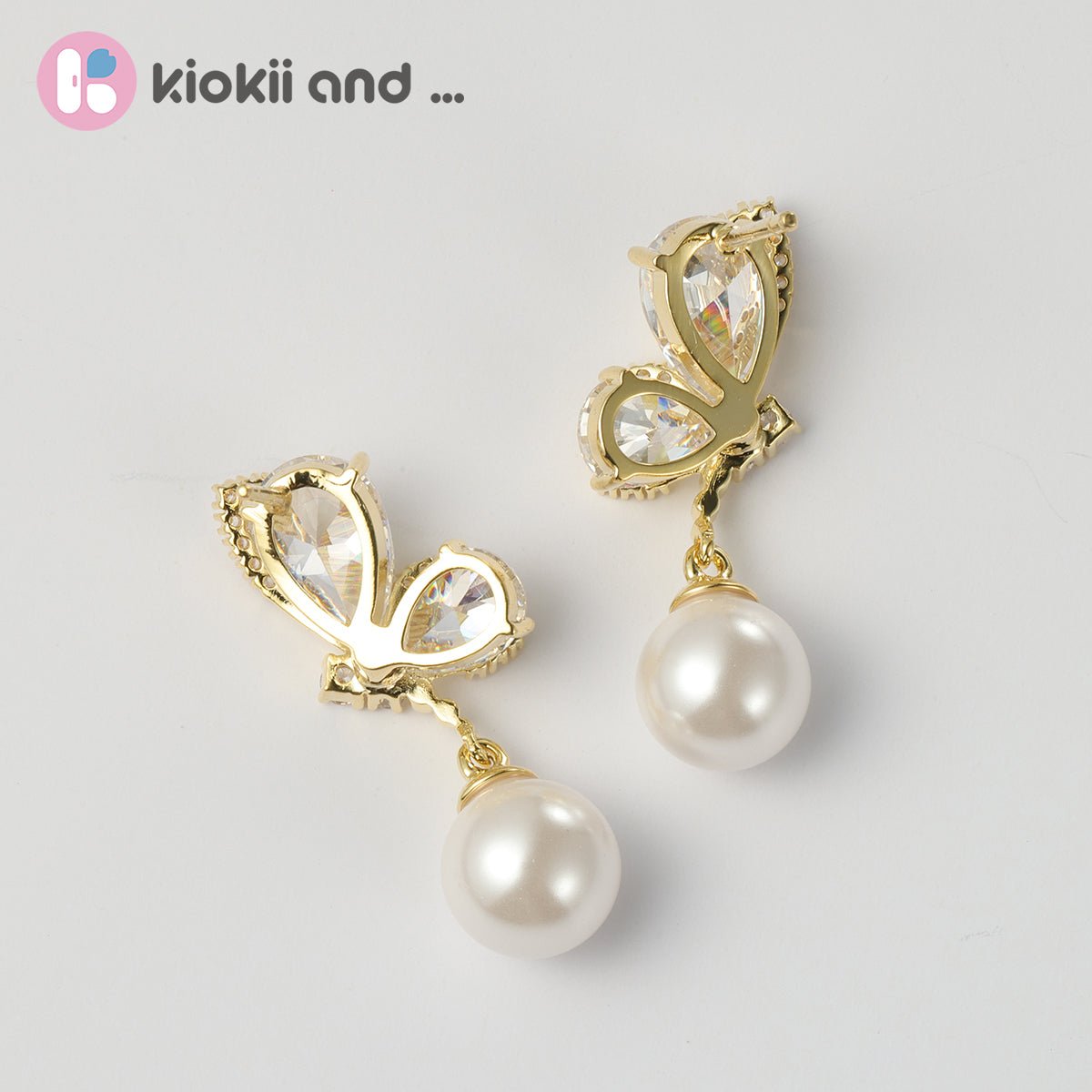 Arch14 Enchanted Wings & Pearl 18K Gold - Plated Drop Earrings by Arch14 – Earrings