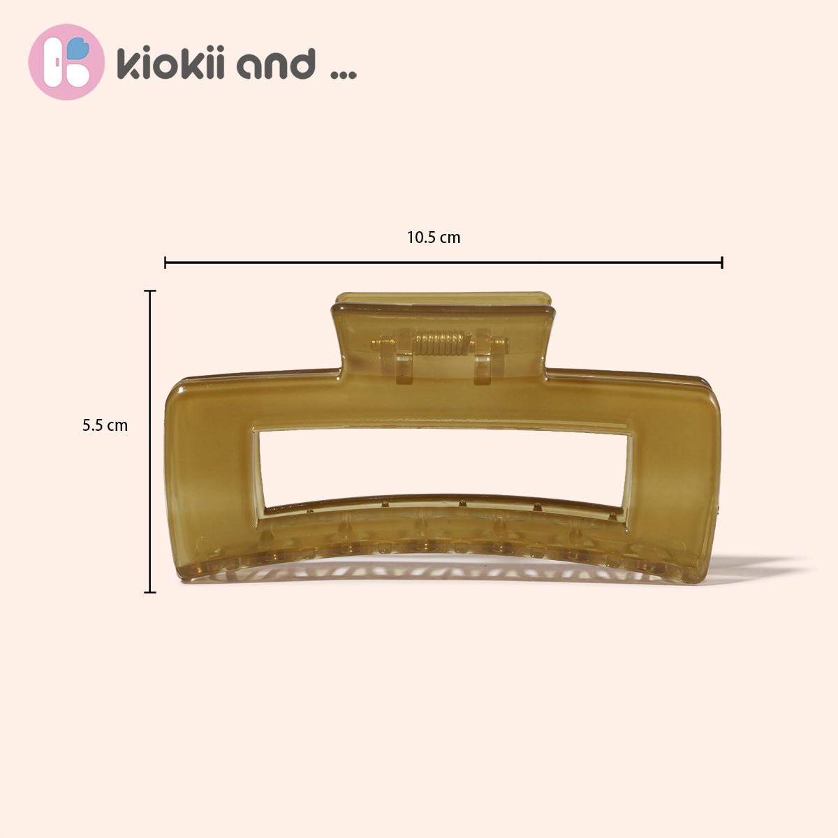 Arch14 Everyday Rectangle Acrylic Claw Clip 1pc by Arch14 – Hair Accessories