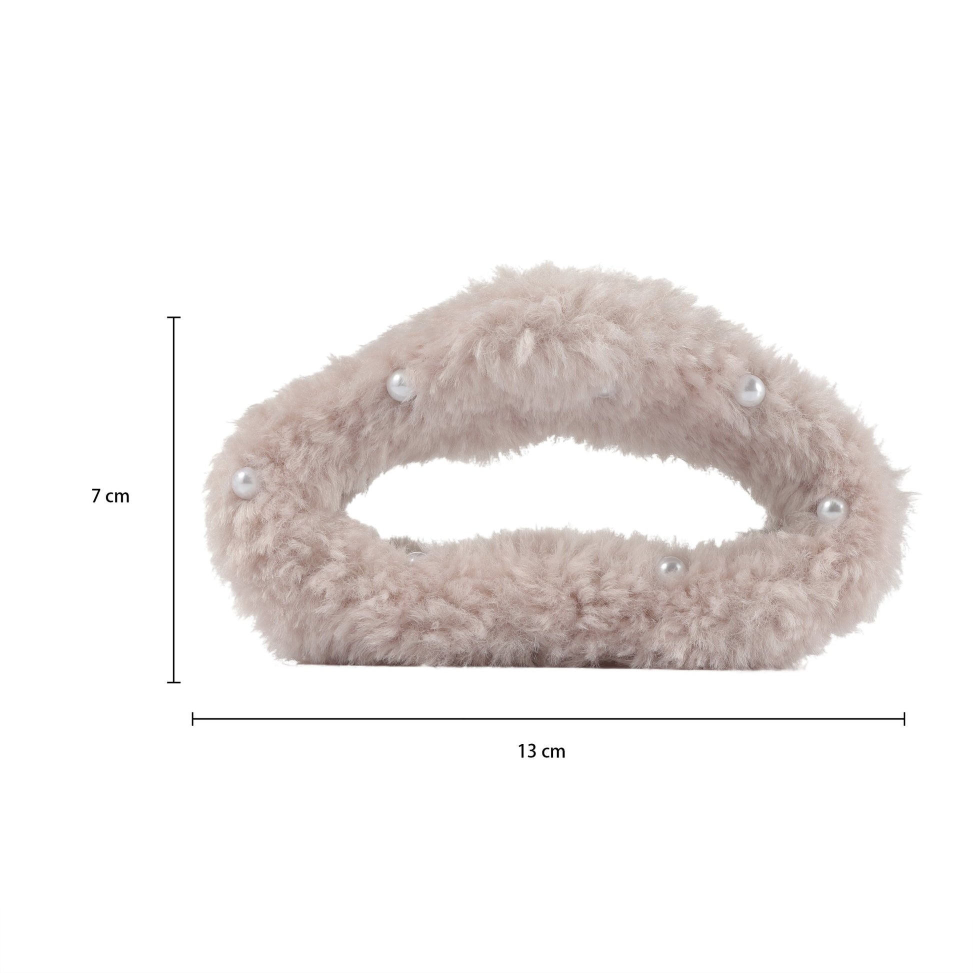 Arch14 Fluffy Oval Claw Clips 1pc by Arch14 – Hair Accessories