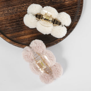 Arch14 Fluffy Pom - Pom Claw Clips 1pc by Arch14 – Hair Accessories photo