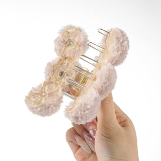 Arch14 Fluffy Pom - Pom Claw Clips 1pc by Arch14 – Hair Accessories photo