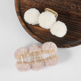 Arch14 Fluffy Pom - Pom Claw Clips 1pc by Arch14 – Hair Accessories photo