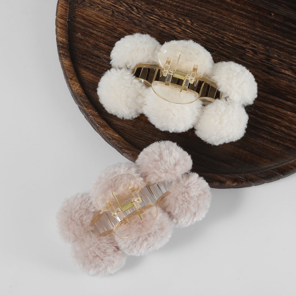 Arch14 Fluffy Pom - Pom Claw Clips 1pc by Arch14 – Hair Accessories