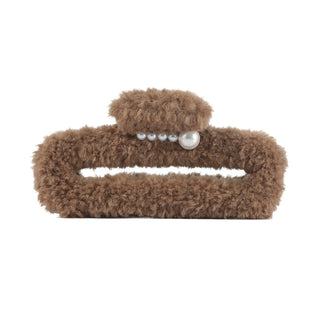 Arch14 Fuzzy Rectangle Claw Clips 1pc by Arch14 – Hair Accessories photo