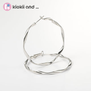 Arch14 Gilded Twist 18K Gold - Plated Hoop Earrings by Arch14 – Earrings photo