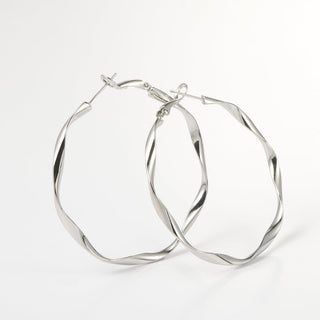 Arch14 Gilded Twist 18K Gold - Plated Hoop Earrings by Arch14 – Earrings photo