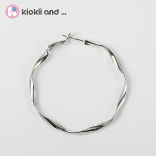 Arch14 Gilded Twist 18K Gold - Plated Hoop Earrings by Arch14 – Earrings photo