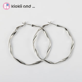 Arch14 Gilded Twist 18K Gold - Plated Hoop Earrings by Arch14 – Earrings photo