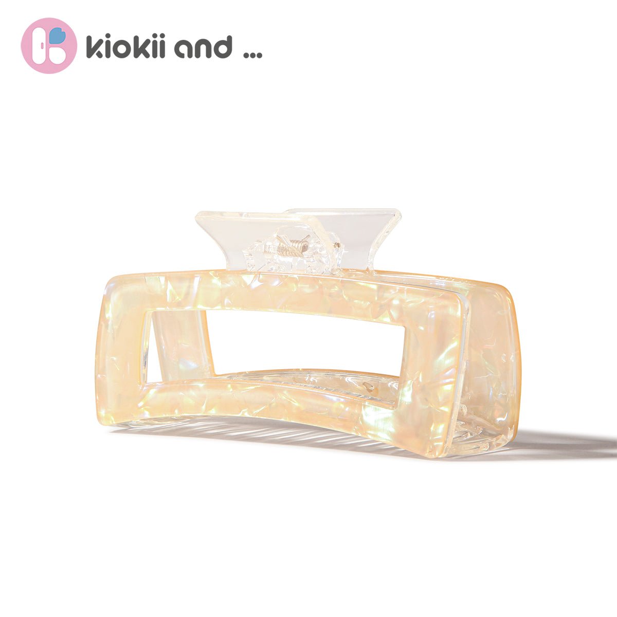 Arch14 Holographic Shine Rectangle Claw Clip 1pc by Arch14 – Hair Accessories