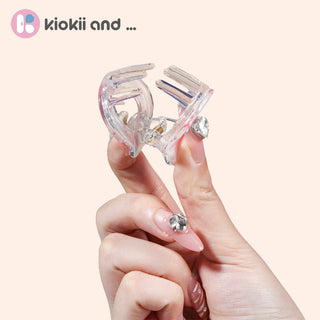 Arch14 Pastel Blossoms Mini Round Claw Clip 1pc by Arch14 – Hair Accessories photo