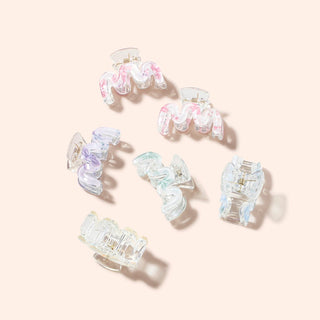 Arch14 Pastel Blossoms Mini Wave Claw Clip 1pc by Arch14 – Hair Accessories photo