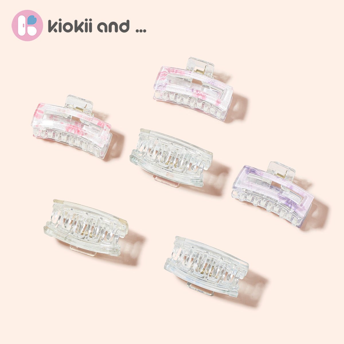 Arch14 Pastel Blossoms Small Claw Clip 1pc by Arch14 – Hair Accessories